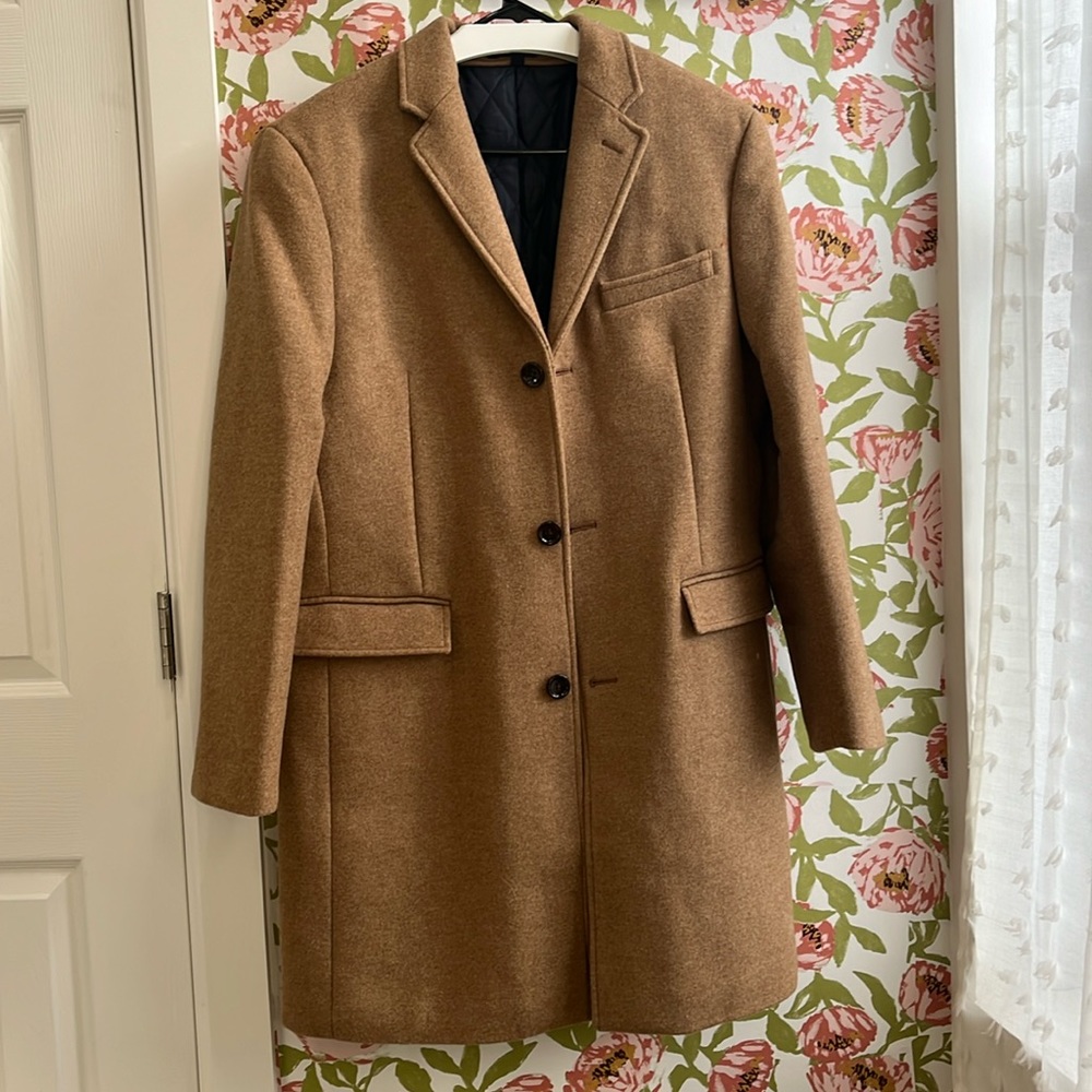 NWT J. Crew Thompson Topcoat 40R
